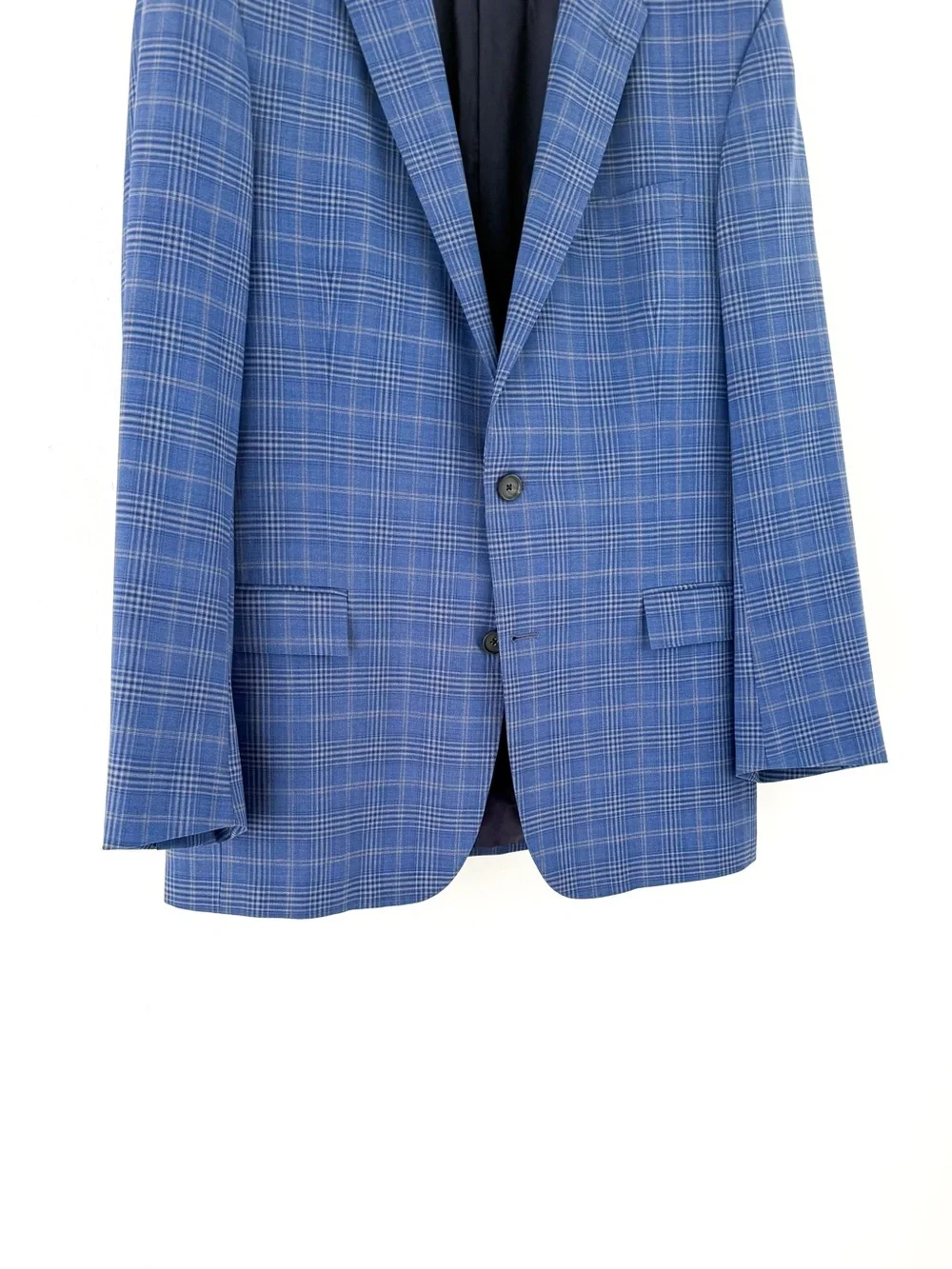 NEW Brooks Brothers Regent Blazer Italian Wool Blue Plaid Sport Coat Jacket 40R